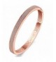 Caperci Zirconia Plated Bangle Bracelet