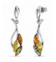 Baltic Dangle Earrings Sterling Multiple