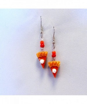 Holiday Pumpkin Pie Dangle Earrings