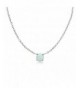 Sterling Silver Dainty Simulated Necklace