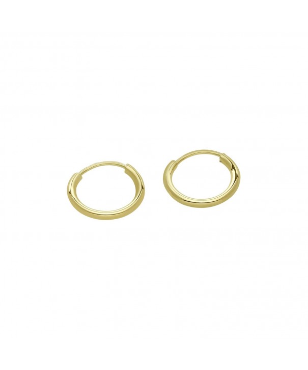 Endless Earrings Cartilage Diameter yellow gold