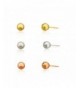 3 pairs Three Color Earring Yellow