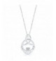 Sterling Silver Claddaugh Pendant Necklace