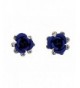 Fashion Earrings Flower Diamond Studs