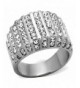 Round Crystal Stainless Fashion Womens