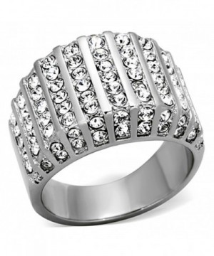 Round Crystal Stainless Fashion Womens