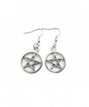 Ancient Pentagram Earrings pentacle pentagram