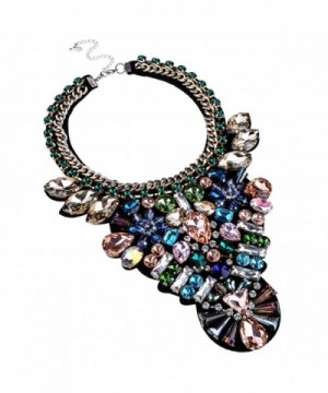 Fashion Handmade Multi color Statement Necklace
