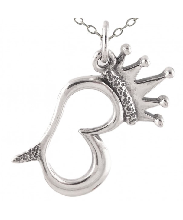 Sterling Silver Queen Pendant Necklace