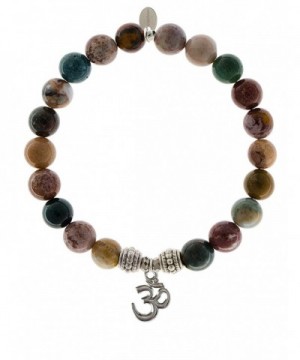 EvaDane Natural Precious Gemstone Bracelet