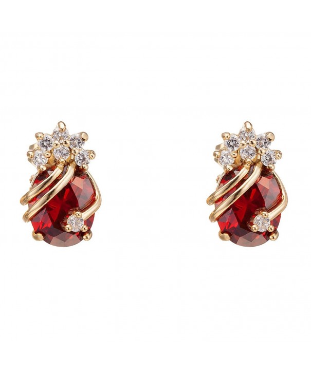 YAZILIND Elegant Zirconia Multicolor Earrings