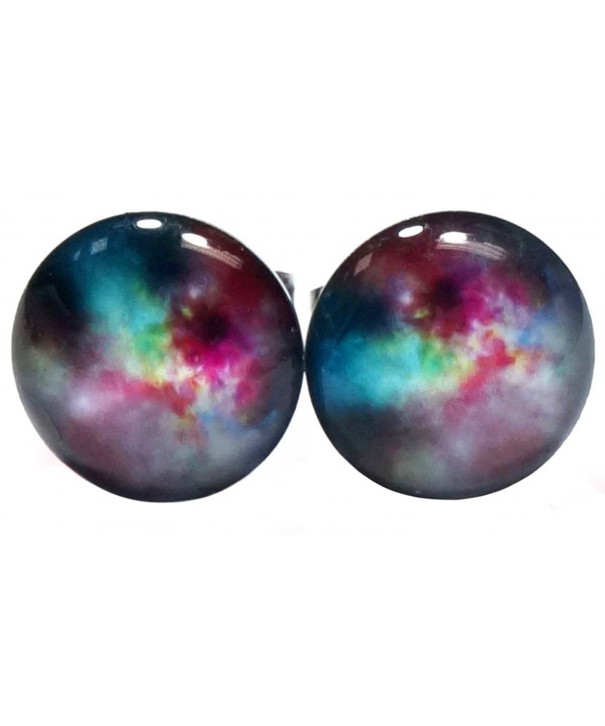 Galaxy Universe Stainless Earrings Millimeters