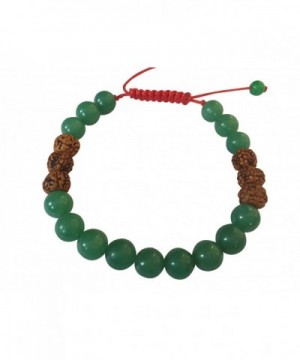 Tibetan Green Rudraksha Bracelet Meditation