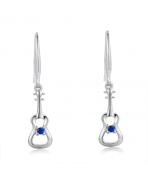 Accessory Sterling Zirconia Fishhook Earrings