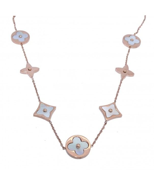 Baoli Clover Womens Strand Necklace
