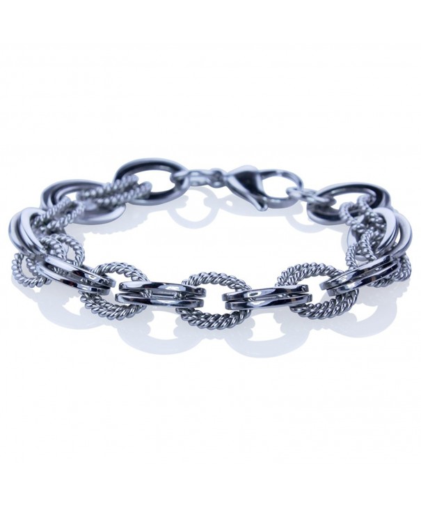 Double Stainless Steel Heavy Bracelet