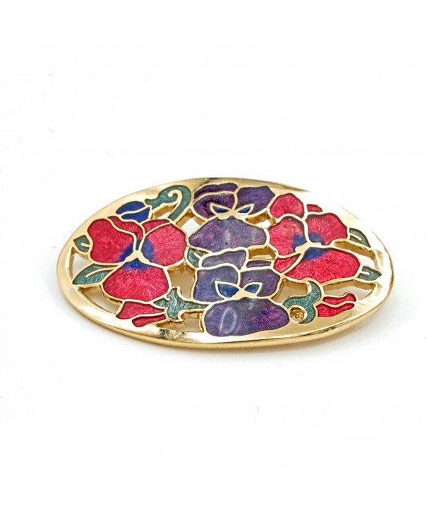 Daralis EB0590B Pansy Brooch