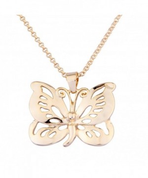 BOYZUO Inspirational Butterfly Pendant Necklace