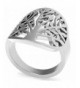 Stainless Steel Tree Life Ring