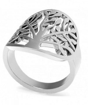 Stainless Steel Tree Life Ring