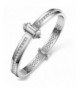 Caperci Bangles Silver Zirconia Bracelet