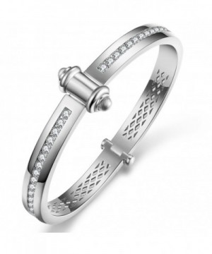 Caperci Bangles Silver Zirconia Bracelet