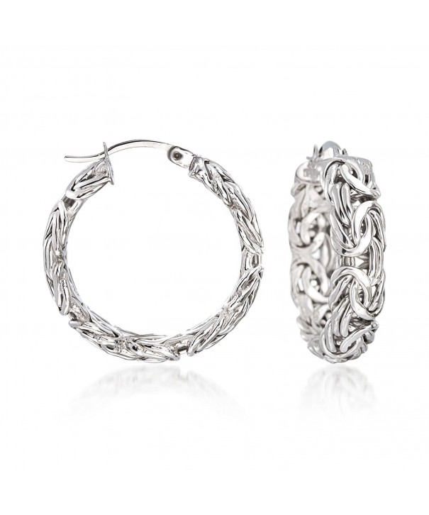 Ross Simons Sterling Byzantine Earrings Presentation