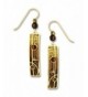 Adajio Chocolate Rectangle Earrings 7446