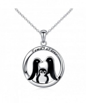 Sterling Silver Penguin Pendant Necklace