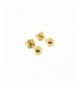 Yellow Gold Ball Stud Earrings