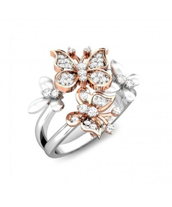 Zirconia Butterfly Statement Girlfriend Christmas