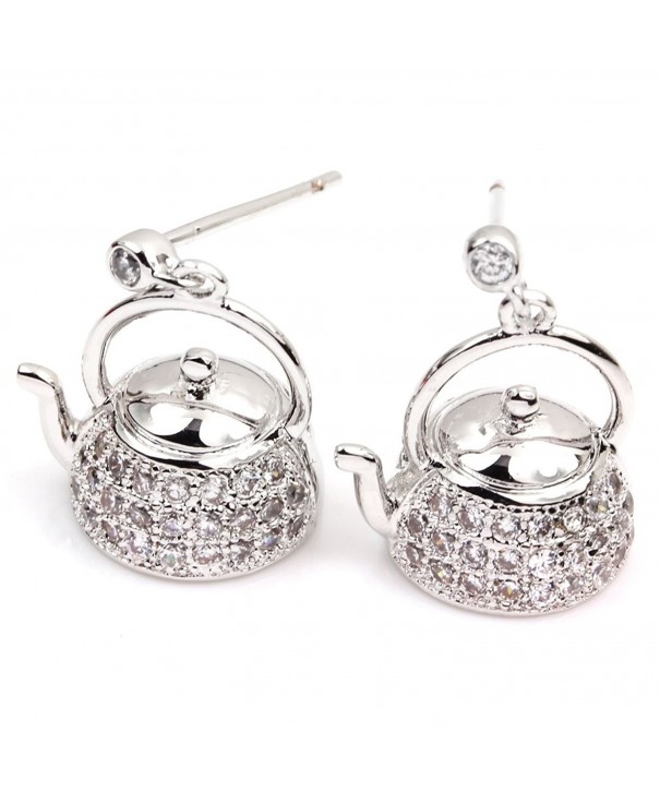 FC JORY Teapot Crystal Earrings