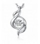 Musical Dancing Pendant Necklace Sterling