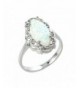 Sterling Silver Statement Solitaire Ring