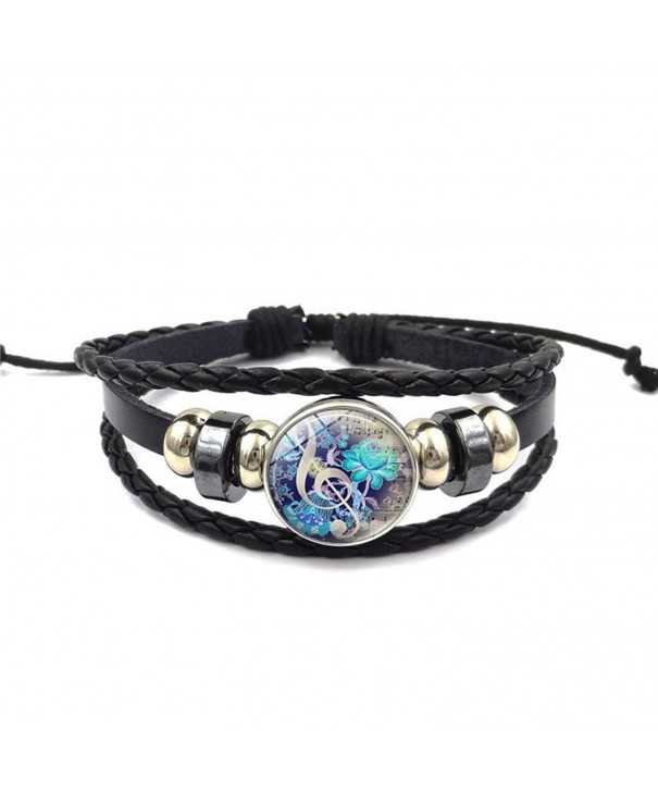 CHUYUN Leather Wristband Bracelet Jewelry