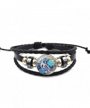 CHUYUN Leather Wristband Bracelet Jewelry