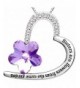 ALOV Jewelry Sterling Zirconia Necklace