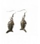 Ancient Earrings Skeleton oxidized Jewelry