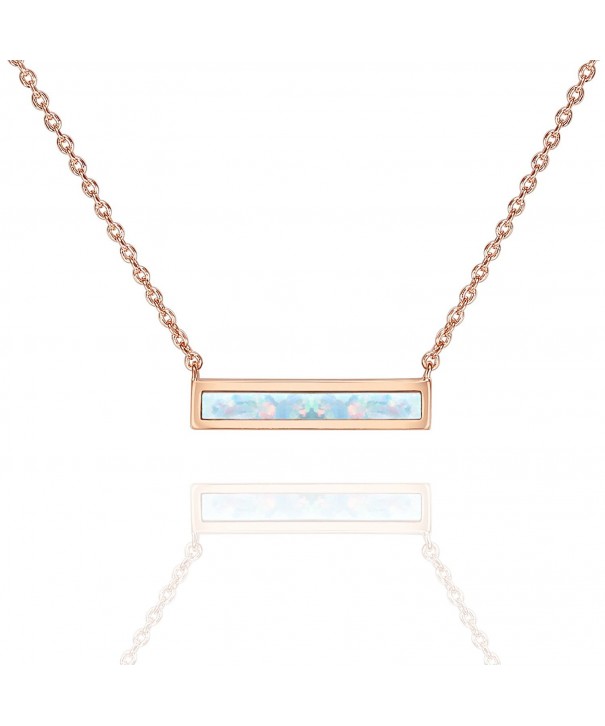 PAVOI Plated White Necklace 16 18