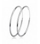 Sterling Silver Circle Endless Earrings