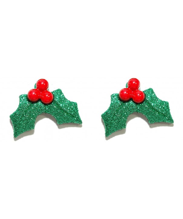 Glittery Christmas Holiday Earrings H036