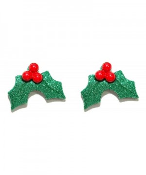 Glittery Christmas Holiday Earrings H036