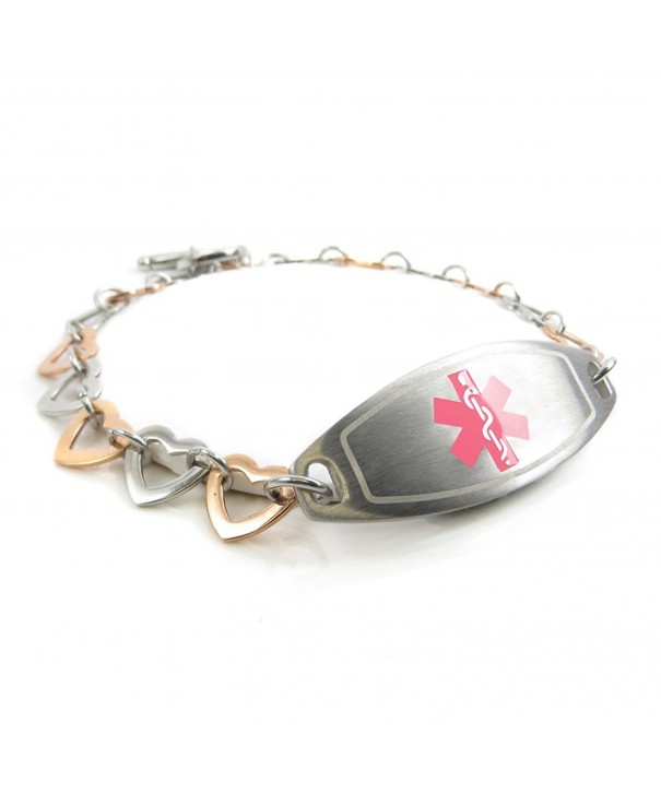 MyIDDr Pre Engraved Customized Allergy Bracelet