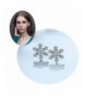 Valentines Earrings Sterling Snowflake Jewelry