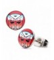 Transformers Earrings Autobot Round Stainless