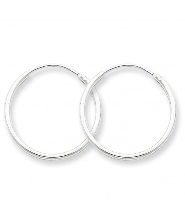 Sterling Silver Polished Endless Earrings