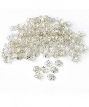 RHX 200Pcs Silver Filigree Accessory