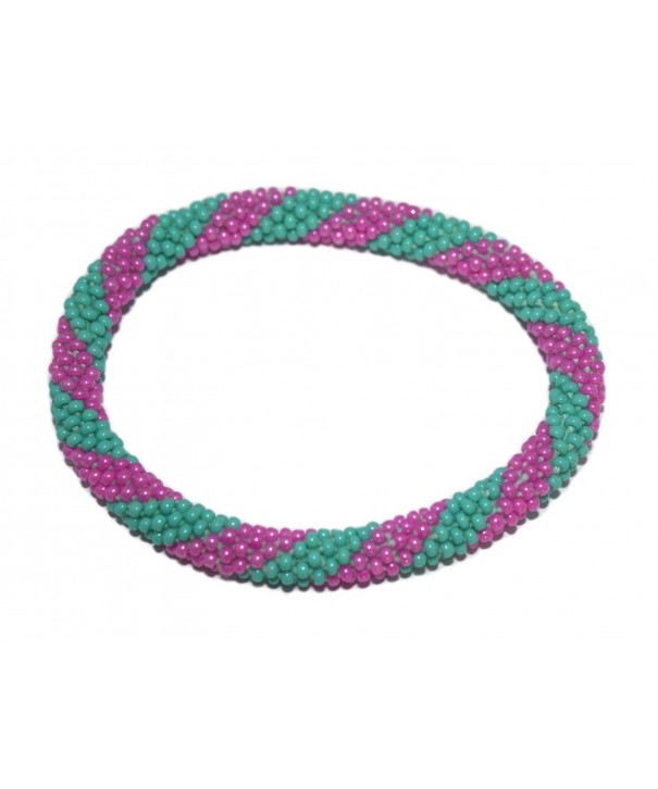 Crochet Glass Bracelet Nepal SB204