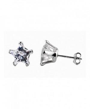 Sterling Silver Clear Zirconia Earrings