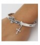 Rosemarie Collections Sideways Religious Bracelet